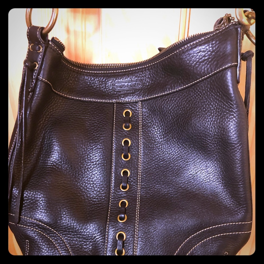 Coach vintage all leather bag, very clean